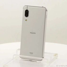 【中古】SHARP(シャープ) AQUOS sense3 lite 64GB シルバーホワイト SH-RM12 楽天 SIMフリー 【344-ud】