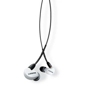 SHURE リモコン付き有線イヤフォン AONICシリーズ ホワイト SE215DYWH+UNI-A [SE215DYWH+UNIA]【RNH】