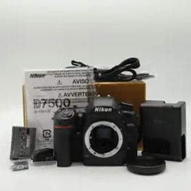 【シャッター回数4335回】■ほぼ新品■ Nikon デジタル一眼レフカメラ D7500 ボディ ブラック