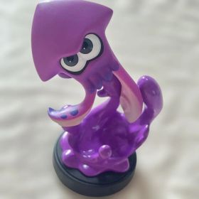 【美品】 amiibo パープル イカ （スプラトゥーン アミーボ）