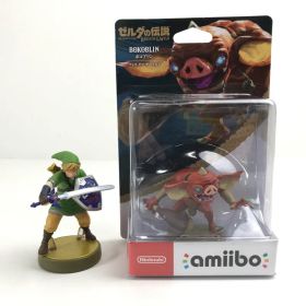 【中古美品】 amibo アミーボ セット ゼルダの伝説 リンク ボコブリン 【023-260207-io-38-fuz】