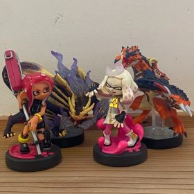 ニンテンドー amiibo 4点セット モンハン スプラトゥーン