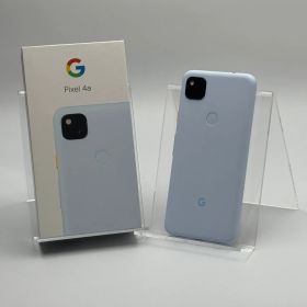 【中古C】Google Pixel 4a 128GB Barely Blue SIMフリー 白ロム