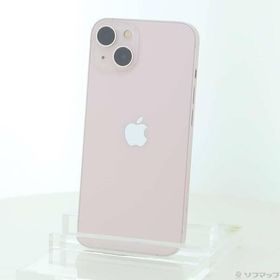 〔中古〕Apple(アップル) iPhone13 128GB ピンク MLNE3J／A SIMフリー〔305-ud〕
