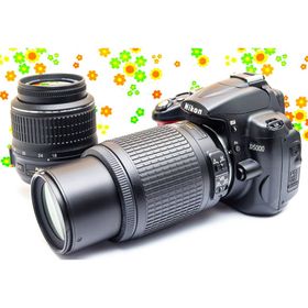 ニコン(Nikon)のニコン Nikon D5000☆ダブルレンズセット☆スマホに転送！☆初心者の方に(デジタル一眼)