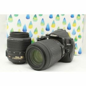 Nikon 一眼レフ D5000 Wズームレンズセット★簡単撮影★WIFI 転送(デジタル一眼)