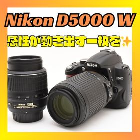 ニコン(Nikon)の ❤️本格的な撮影にも❤️Nikon D5000 ❤️ ダブルズームキット❤️(デジタル一眼)