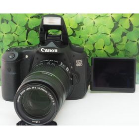 キヤノン(Canon)の美品 スマホへ転送も可能 憧れのハイエントリー EOS60D望遠レンズセット(デジタル一眼)