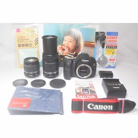 キヤノン(Canon)の美品 【Canon EOS 60D ダブルレンズ】 一眼レフ 大ボリュームセット(デジタル一眼)