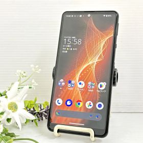 【美品 バッテリー良好】SHARP AQUOS sense 5G SHG03 au 〇判定 64GB ブラック 動作品