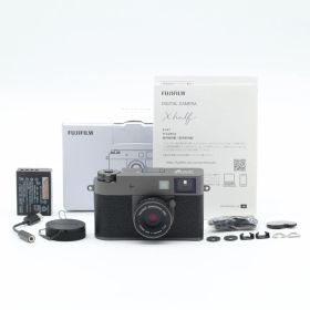 FUJIFILM X half X-HF1 チャコールシルバー｜コンパクトデジタルカメラ フジフイルム｜軽量ボディ・日常スナップ・持ち歩き撮影向け【中古】