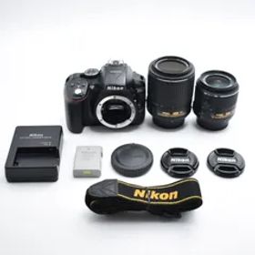 B#11282 Nikon デジタル一眼レフカメラ D5300 ダブルズームキット2 ブラック