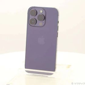 ソフマップ 〔中古品〕 iPhone14 Pro 256GB ディープパープル MQ1E3J／A SIMフリー【198】