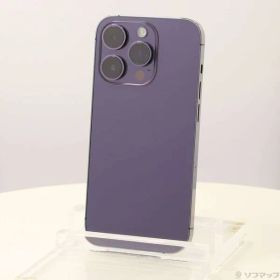 ソフマップ 〔中古品〕 iPhone14 Pro 256GB ディープパープル MQ1E3J／A SIMフリー【344】