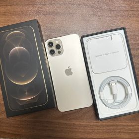 iPhone 12proゴールド本体 箱、Lightningケーブル付き