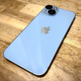 iPhone 14 本体 ブルー 128GB SIMフリー 【画面割れ有】