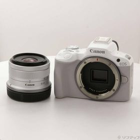 〔中古〕Canon(キヤノン) EOS R50 RF-S18-45 IS STM レンズキット ホワイト〔305-ud〕