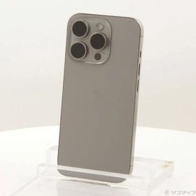 ソフマップ 〔中古品〕 iPhone15 Pro 256GB ナチュラルチタニウム MTUF3J／A SIMフリー【198】