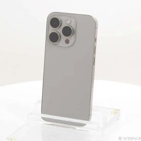 ソフマップ 〔中古品〕 iPhone15 Pro 256GB ナチュラルチタニウム MTUF3J／A SIMフリー【196】