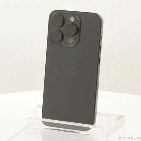 ソフマップ 〔中古品〕 iPhone15 Pro 512GB ブラックチタニウム MTUH3J／A SIMフリー【198】