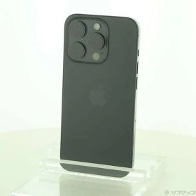 ソフマップ 〔中古品〕 iPhone15 Pro 512GB ブラックチタニウム MTUH3J／A SIMフリー【258】