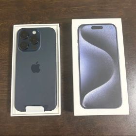 iPhone 15Pro 256GB ブルーチタニウム SIMフリー 付属品付き