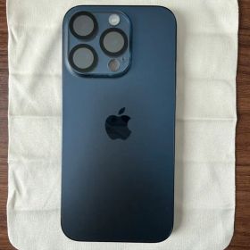 【美品】iPhone15Pro 256GB ブルーチタニウム バッテリー８５%↑