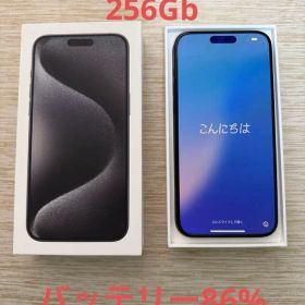 【美品】iPhone 15 Pro Max 256GB ブラックチタニウム