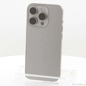 ソフマップ 〔中古品〕 iPhone15 Pro 128GB ナチュラルチタニウム MTU93J／A SIMフリー【344】