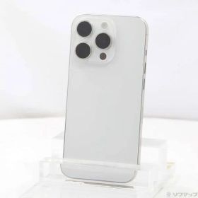 ソフマップ 〔中古品〕 iPhone15 Pro 128GB ホワイトチタニウム MTU83J／A SIMフリー【276】