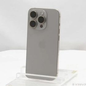 ソフマップ 〔中古品〕 iPhone15 Pro 128GB ナチュラルチタニウム MTU93J／A SIMフリー【344】