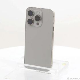 ソフマップ 〔中古品〕 iPhone15 Pro 128GB ナチュラルチタニウム MTU93J／A SIMフリー【305】