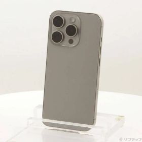 ソフマップ 〔中古品〕 iPhone15 Pro 256GB ナチュラルチタニウム MTUF3J／A SIMフリー【198】