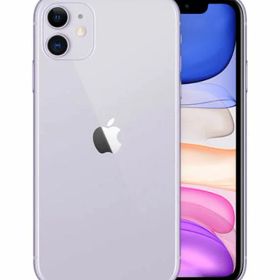 【中古】【安心保証】 iPhone11[128GB] SIMロック解除 au/UQ パープル