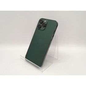 【中古】Apple docomo 【SIMフリー】 iPhone 13 Pro Max 256GB アルパイングリーン MNCV3J/A【大宮東口】保証期間1ヶ月【ランクC】