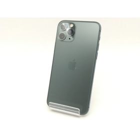 【中古】Apple docomo 【SIMロック解除済み】 iPhone 11 Pro 64GB ミッドナイトグリーン MWC62J/A【福岡筑紫】保証期間1ヶ月【ランクC】