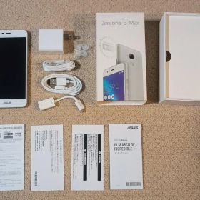 【美品】ASUS Zenfone 3 Max ホワイト 本体＋付属品