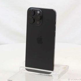 【中古】Apple(アップル) iPhone16 Pro Max 256GB ブラックチタニウム 3N528J／A SIMフリー 【305-ud】