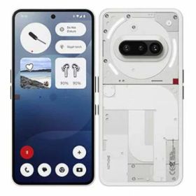 「+2倍ポイント・新品・開封済み品」NOTHING 国内版 【SIMフリー】 Nothing Phone (3a) ホワイト 8GB 128GB 6974434224360