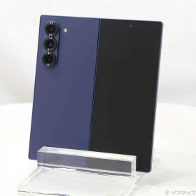 【中古】SAMSUNG(サムスン) Galaxy Z Fold6 256GB ネイビー SM-F956QDBASJP SIMフリー 【262-ud】
