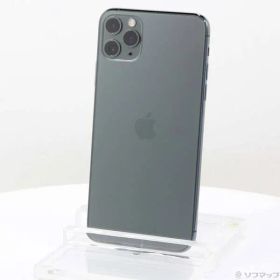 ソフマップ 〔中古品〕 iPhone11 Pro Max 64GB ミッドナイトグリーン NWHH2J／A SIMフリー【262】