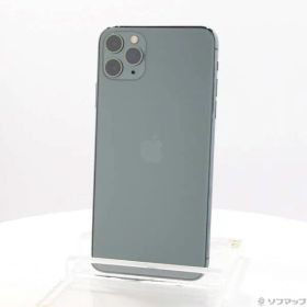 ソフマップ 〔中古品〕 iPhone11 Pro Max 256GB ミッドナイトグリーン MWHM2J／A SIMフリー【196】