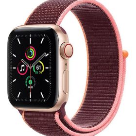 【中古】【安心保証】 SE 第1世代[40mm/セルラー]アルミ ゴールド Apple Watch