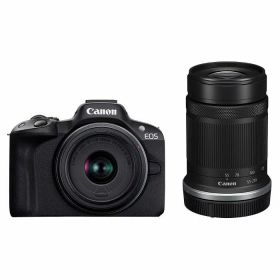《新品》 Canon (キヤノン) EOS R50 ダブルズームキット ブラック[ ミラーレス一眼カメラ | デジタル一眼カメラ | デジタルカメラ ]【KK9N0D18P】