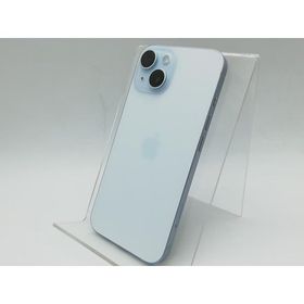 【中古】Apple 国内版 【SIMフリー】 iPhone 15 256GB ブルー MTMR3J/A【吉祥寺】保証期間１ヶ月【ランクC】
