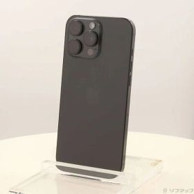 ソフマップ 〔中古品〕 iPhone16 Pro Max 256GB ブラックチタニウム MYWG3J／A SIMフリー【258】