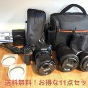 【美品・送料無料】一眼レフ 11点セット Nikon D5600