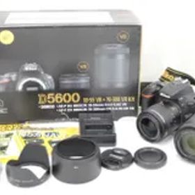 【返品保証】 【シャッター回数8897回】ニコン Nikon D5600 AF-P DX NIKKOR 18-55mm F3.5-5.6G VR 70-300mm F4.5-6.3G ED VR デジタル一眼 e5435