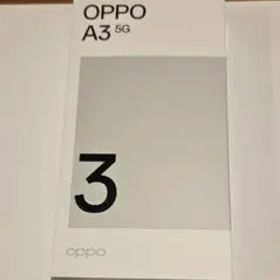 美品Oppo A3 5G 本体 紫SIMフリー