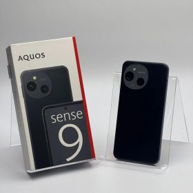 【中古B】AQUOS sense9 SH-M29 128GB ブラック SIMフリー 白ロム